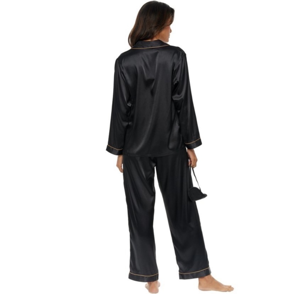 Alexander Del Rossa Satin
Pajamas with Pockets, PJ and Matching Sleep
Ma… - Picture 3 of 6